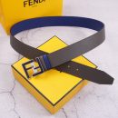 1:1 Replica Fendi Belt With Double F Buckle Black For Women, Women Belt