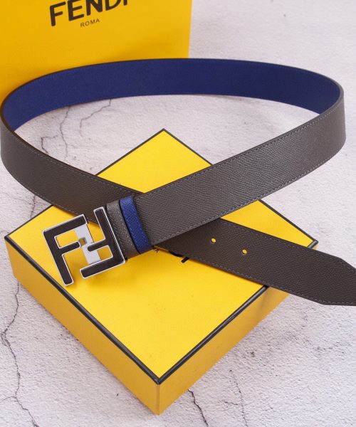 1:1 Replica Fendi Belt With Double F Buckle Black For Women, Women Belt
