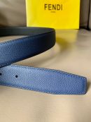 1:1 Replica Fendi Belt With Double F Buckle Black For Women, Women Belt