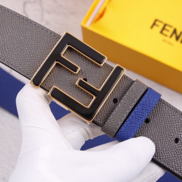 1:1 Replica Fendi Belt With Double F Buckle Black For Women, Women Belt