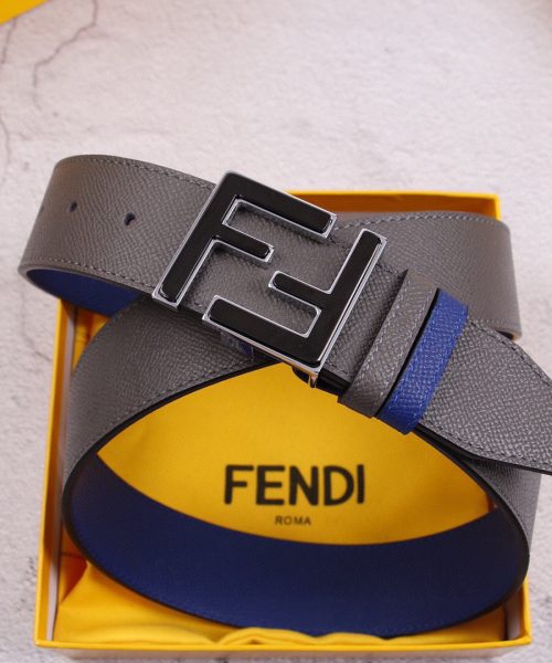 1:1 Replica Fendi Belt With Double F Buckle Black For Women, Women Belt
