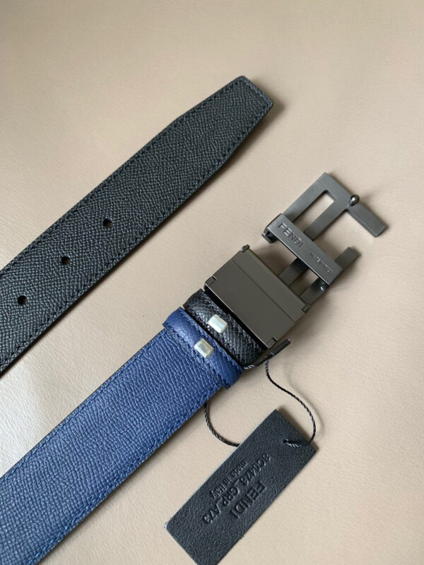 1:1 Replica Fendi Belt With Double F Buckle Black For Women, Women Belt