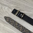 1:1 Replica Fendi Belt With Double F Buckle Brown For Women, Women Belt