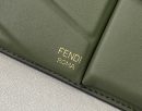 1:1 Replica Fendi Bustine 2 Pockets Mini Olive Bag For Woman 16cm/6in