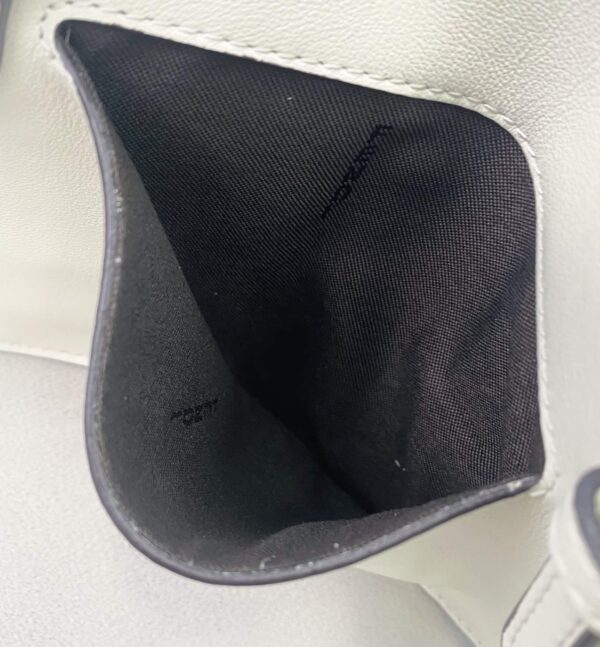 1:1 Replica Fendi Bustine 2 Pockets Mini White Bag For Woman 16cm/6in