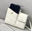 1:1 Replica Fendi Bustine 2 Pockets Mini White Bag For Woman 16cm/6in