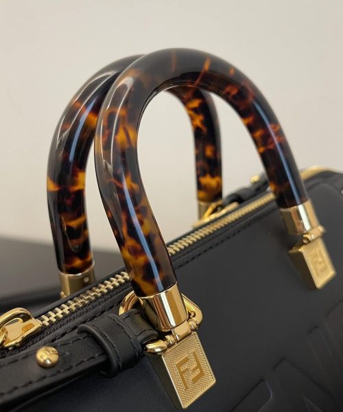 1:1 Replica Fendi By The Way Black Mini Bag For Woman 17cm/6.5in