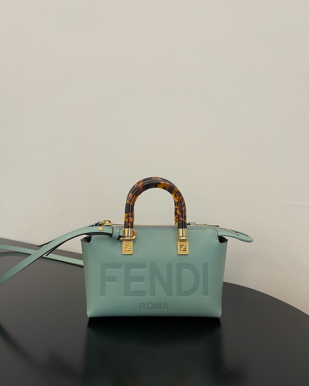 1:1 Replica Fendi By The Way Mint Green Mini Bag For Woman 17cm/6.5in 8BS067ABVLF03HW