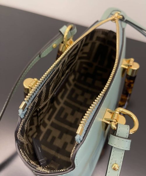 1:1 Replica Fendi By The Way Mint Green Mini Bag For Woman 17cm/6.5in 8BS067ABVLF03HW