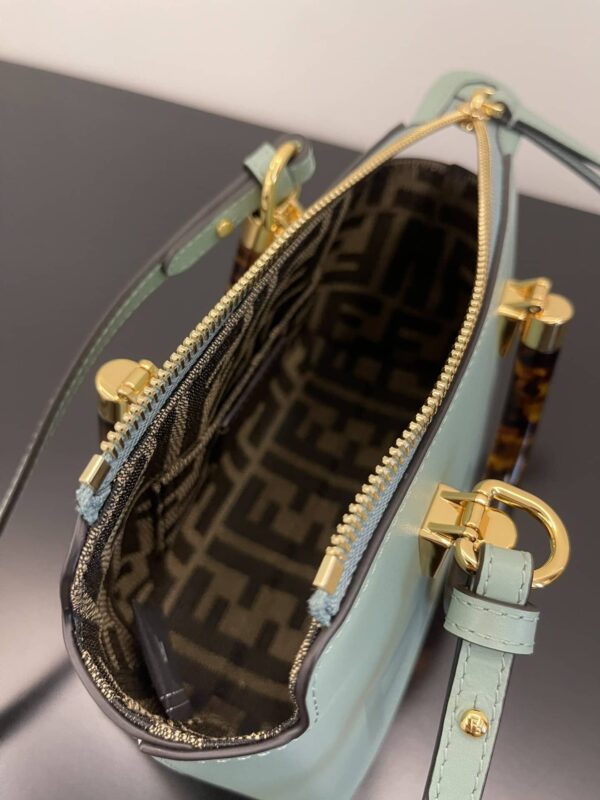 1:1 Replica Fendi By The Way Mint Green Mini Bag For Woman 17cm/6.5in 8BS067ABVLF03HW