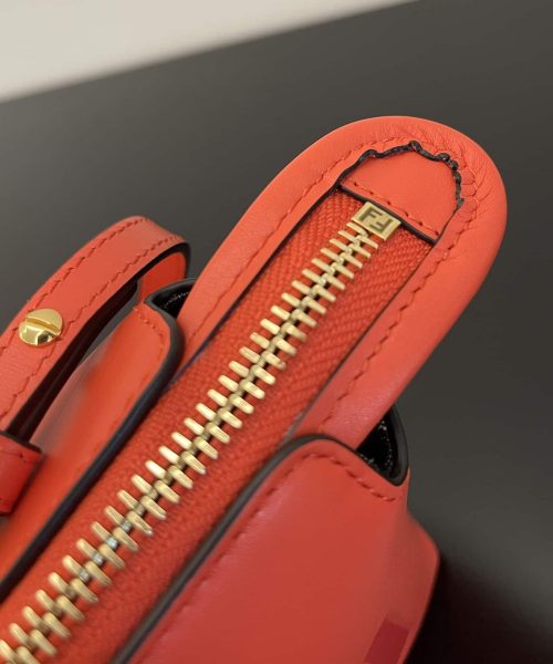 1:1 Replica Fendi By The Way Red Mini Bag For Woman 17cm/6.5in