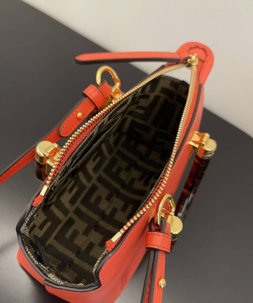 1:1 Replica Fendi By The Way Red Mini Bag For Woman 17cm/6.5in