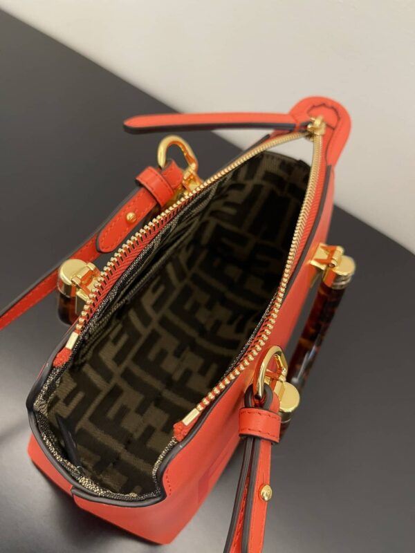 1:1 Replica Fendi By The Way Red Mini Bag For Woman 17cm/6.5in