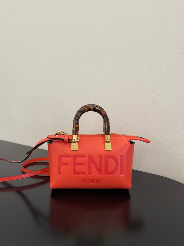 1:1 Replica Fendi By The Way Red Mini Bag For Woman 17cm/6.5in