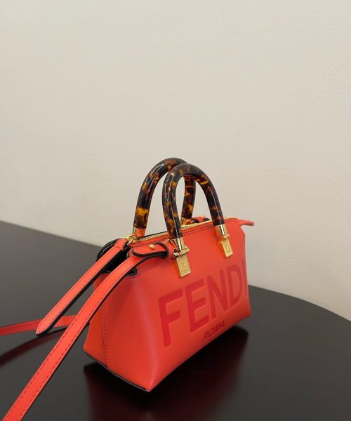 1:1 Replica Fendi By The Way Red Mini Bag For Woman 17cm/6.5in