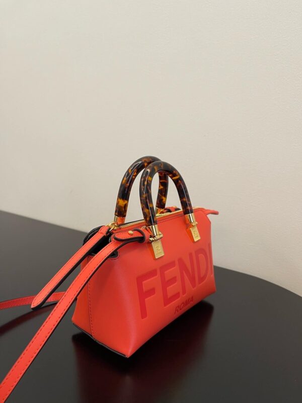 1:1 Replica Fendi By The Way Red Mini Bag For Woman 17cm/6.5in