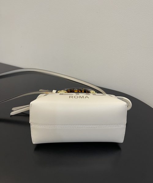 1:1 Replica Fendi By The Way White Mini Bag For Woman 17cm/6.5in