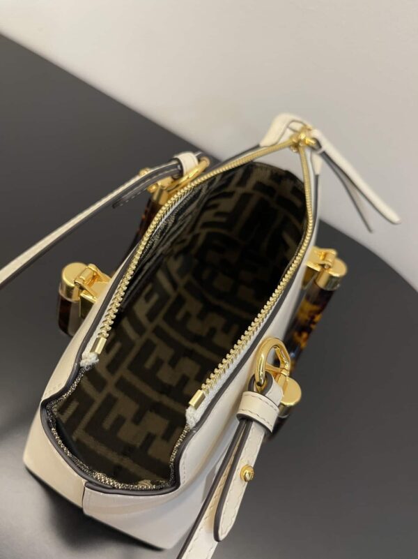 1:1 Replica Fendi By The Way White Mini Bag For Woman 17cm/6.5in