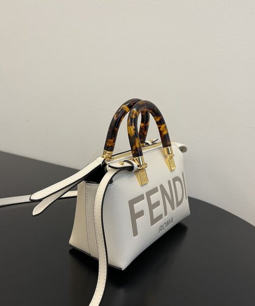 1:1 Replica Fendi By The Way White Mini Bag For Woman 17cm/6.5in