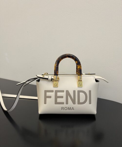 1:1 Replica Fendi By The Way White Mini Bag For Woman 17cm/6.5in