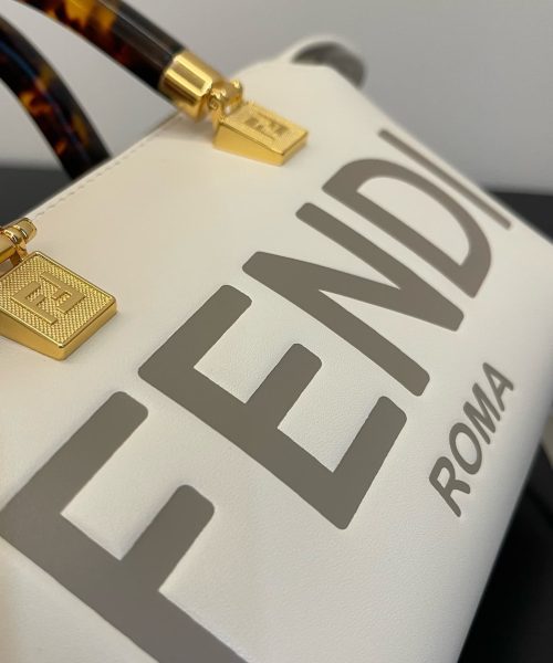1:1 Replica Fendi By The Way White Mini Bag For Woman 17cm/6.5in