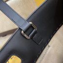 1:1 Replica Fendi Canvas Tote Bag Cream/Black For Women, Women's Handbags 18.1in/46cm FF 7VA480