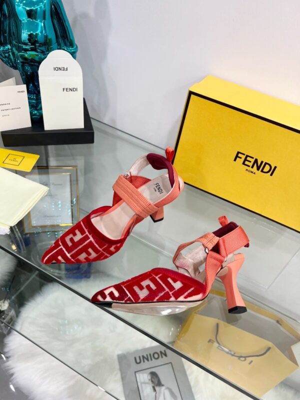 Fendi Colibri Micromesh Red For Women FF 8J8195AGEGF1FZK