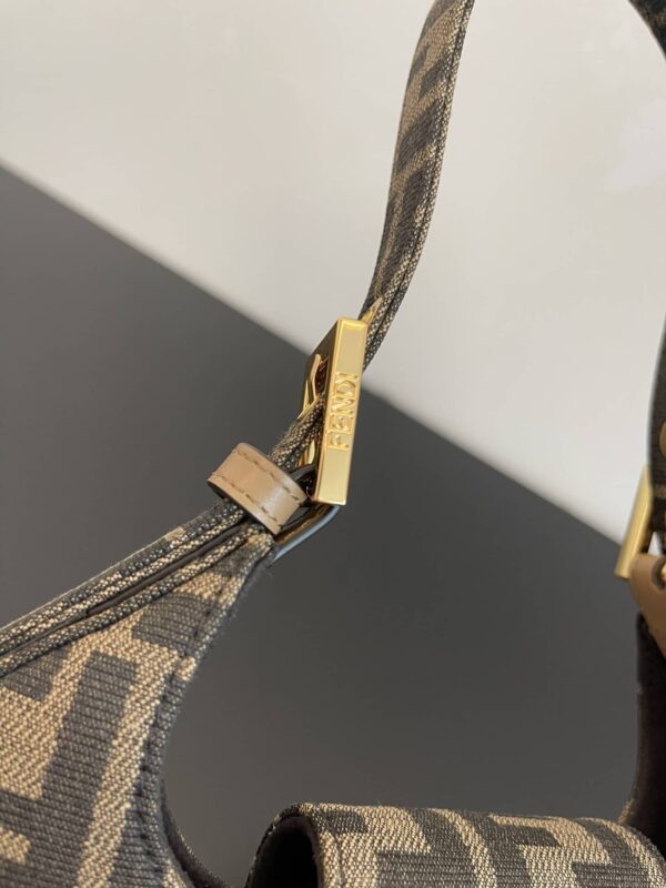 1:1 Replica Fendi Cookie FF Fabric Multicolour Mini Bag For Woman 22cm/8.5in 8BS065AKMOF0A6E