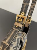1:1 Replica Fendi Cookie FF Fabric Multicolour Mini Bag For Woman 22cm/8.5in 8BS065AKMOF0A6E