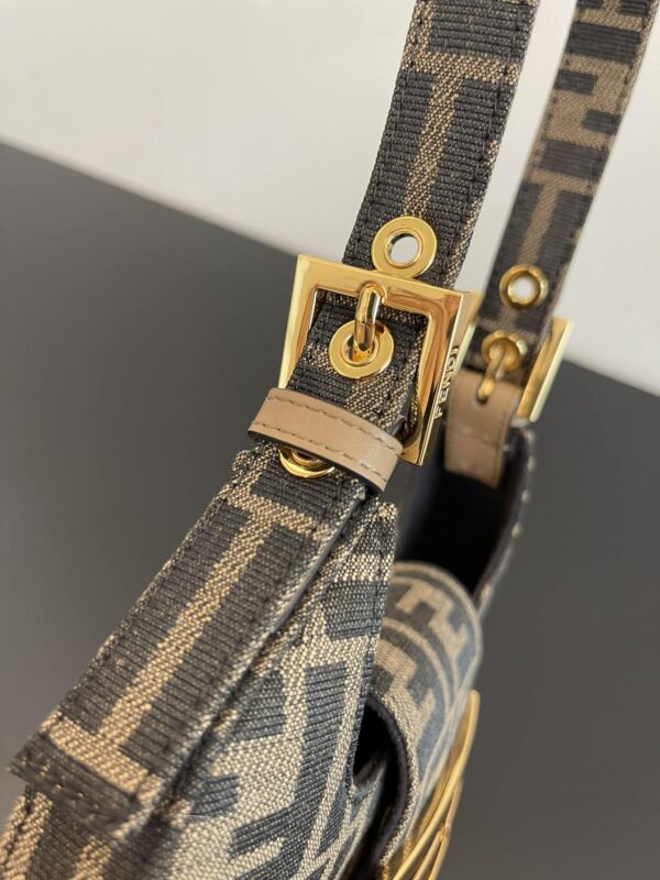 1:1 Replica Fendi Cookie FF Fabric Multicolour Mini Bag For Woman 22cm/8.5in 8BS065AKMOF0A6E