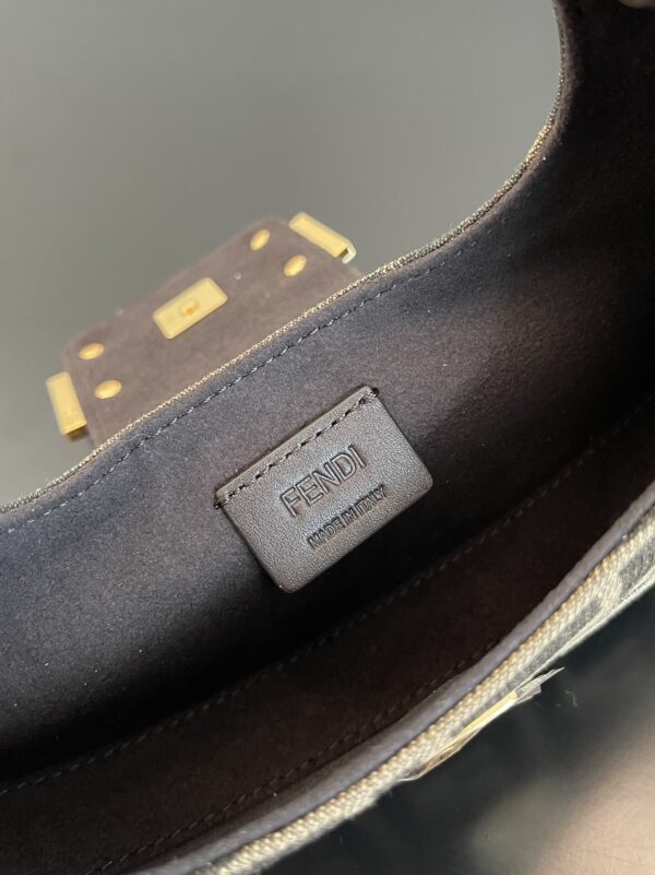 1:1 Replica Fendi Cookie FF Fabric Multicolour Mini Bag For Woman 22cm/8.5in 8BS065AKMOF0A6E