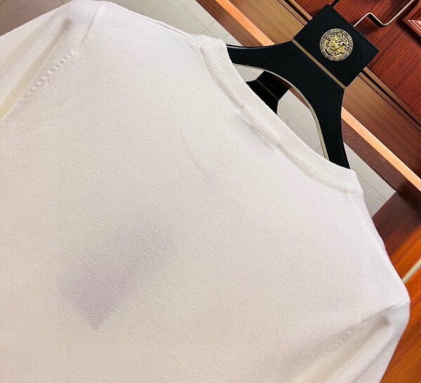 Fendi Cotton Crewneck Sweatshirt White For Men