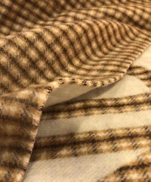 Fendi Cream Wool and Cashmere Scarf 180cm/71in FXT334AHR1F0QF7 
