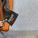 1:1 Replica Fendi Denim Bag With FF Embroidery Blue For Women 26cm / 10.2in