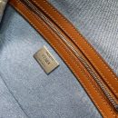 1:1 Replica Fendi Denim Bag With FF Embroidery Blue For Women 26cm / 10.2in