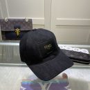 Fendi Denim Baseball Cap Black Fendi Cap