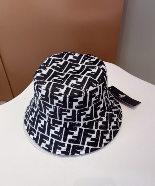 Fendi Denim Bucket Hat Black Fendi Hat