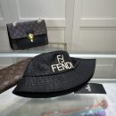 Fendi Denim Bucket Hat Black Fendi Hat