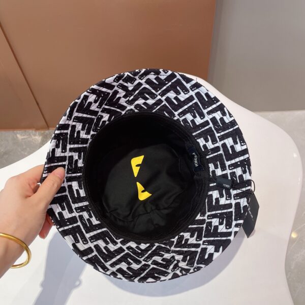 Fendi Denim Bucket Hat Black Fendi Hat