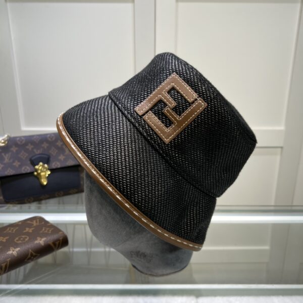 Fendi Denim Bucket Hat Black Fendi Hat
