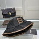 Fendi Denim Bucket Hat Black Fendi Hat
