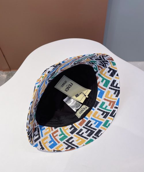 Fendi Denim Bucket Hat Multicolor Fendi Hat