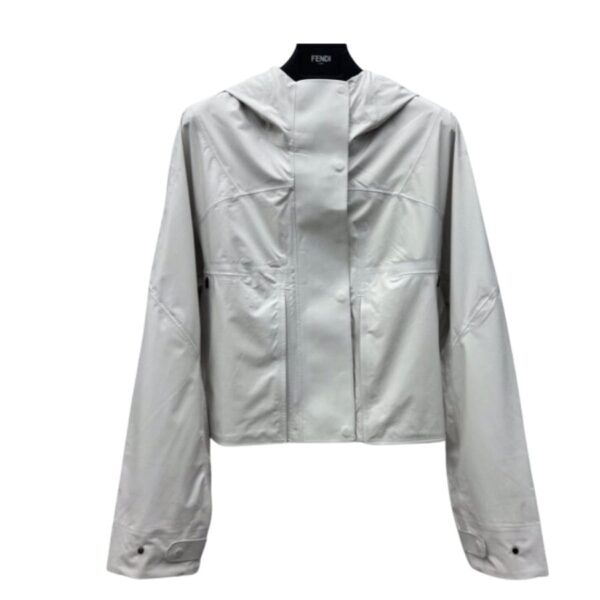 Fendi Descente Jacket Grey For Women