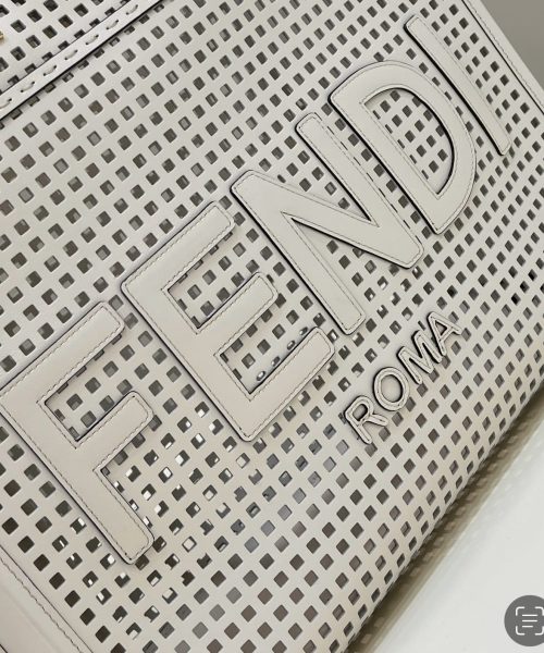 1:1 Replica Fendi Fendi Sunshine Medium Two-toned perforated Bag For Woman 37cm/14.5in