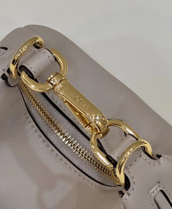 1:1 Replica Fendi Fendigraphy Beige Mini Shoulder Bag For Woman 16.5cm/6.5in