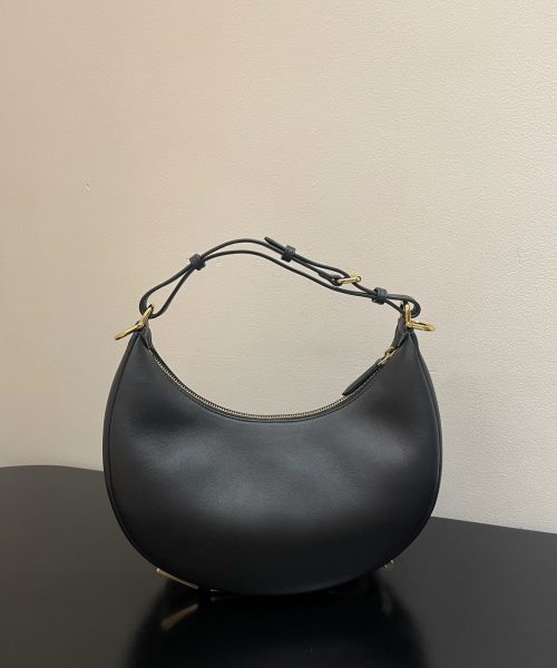 1:1 Replica Fendi Fendigraphy Small Black For Women, Women's Handbags, Shoulder Bags 11.4in/29cm  8BR798A5DYF1HEJ
