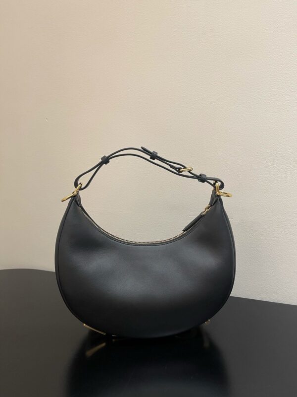 1:1 Replica Fendi Fendigraphy Small Black For Women, Women's Handbags, Shoulder Bags 11.4in/29cm  8BR798A5DYF1HEJ