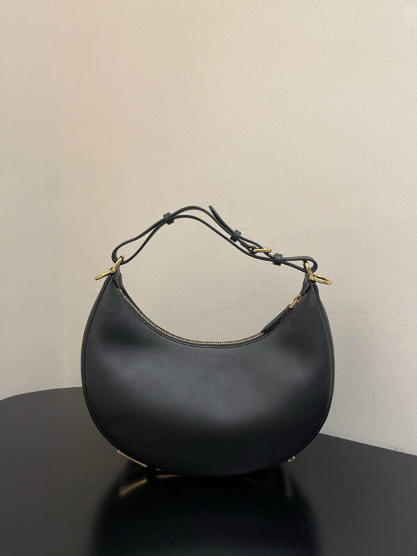 1:1 Replica Fendi Fendigraphy Small Black For Women, Women's Handbags, Shoulder Bags 11.4in/29cm  8BR798A5DYF1HEJ