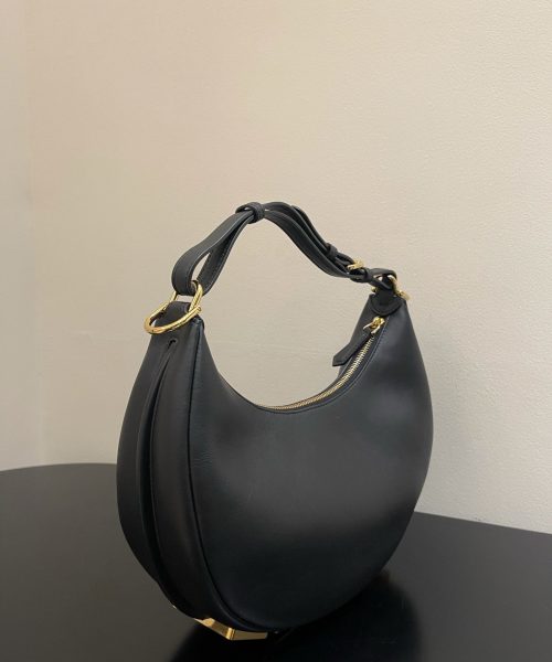 1:1 Replica Fendi Fendigraphy Small Black For Women, Women's Handbags, Shoulder Bags 11.4in/29cm  8BR798A5DYF1HEJ