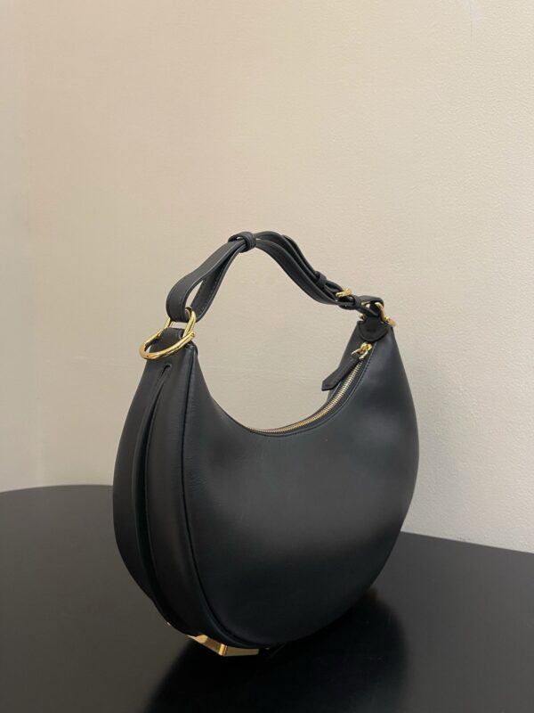 1:1 Replica Fendi Fendigraphy Small Black For Women, Women's Handbags, Shoulder Bags 11.4in/29cm  8BR798A5DYF1HEJ